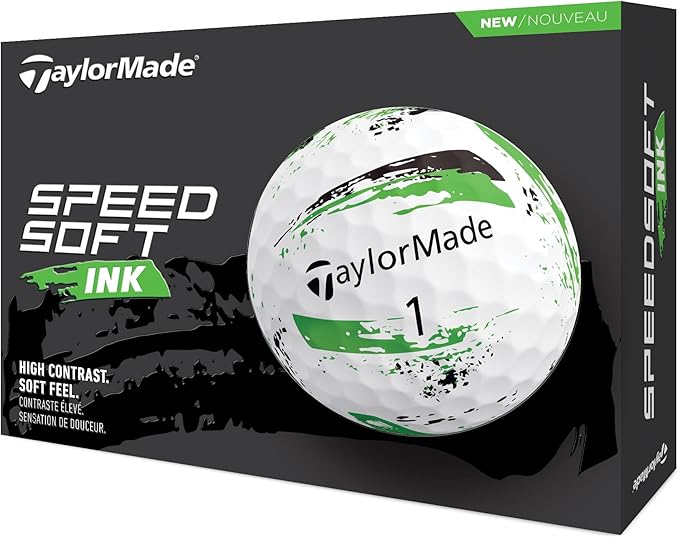 TaylorMade SpeedSoft Golf Balls, Maximum Distance with Ultra-Soft Feel, Perfect for Off The Tee and Around The Green