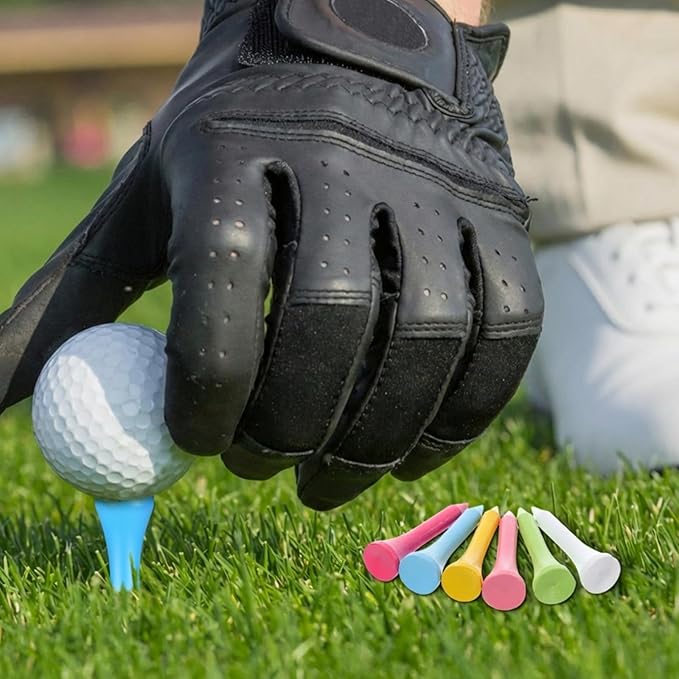 Mudder 600 Pack Golf Tees Bulk Wooden Golf Tees Multicolor Wood for Men Balls Accessories