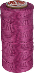 uxcell Flat Leather Sewing Waxed Thread, 140m / 153 Yards Polyester Wax String by uxcell