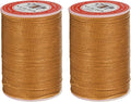 uxcell Round Leather Sewing Waxed Thread, 55m / 60 Yards Polyester Wax String by uxcell