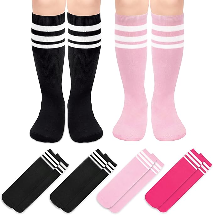 Olreco Toddler Soccer Socks Kids Baseball Socks Youth Softball Sock for Girls Boys Football Sock Boys Athletic Accessories
