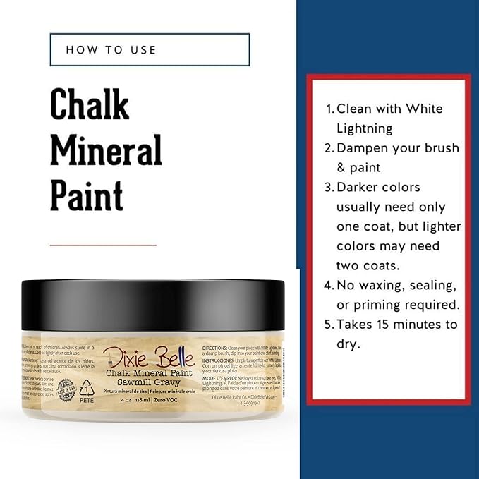 Dixie Belle Paint Company Chalk Finish Furniture Paint - Image 3