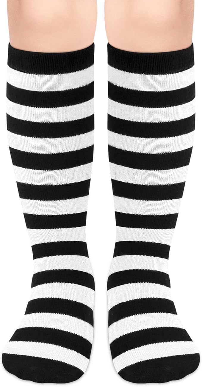 Olreco 1 Pack Toddler Kids Youth Soccer Socks Girls Boys Baseball Socks Youth Knee High Softball Football Accessories Cotton