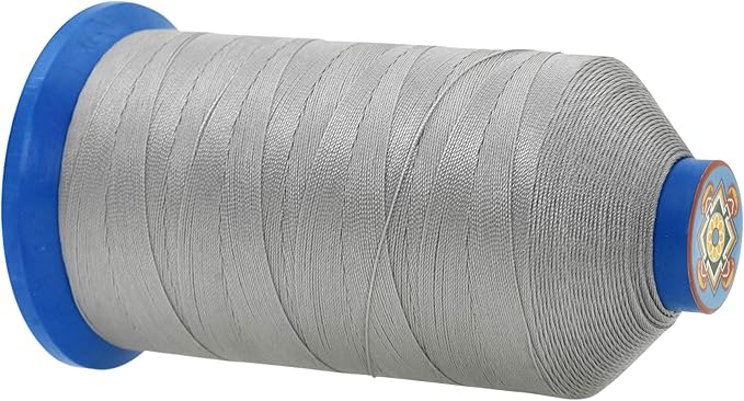 Mandala Crafts Bonded Nylon Thread Gray Heavy Duty Sewing Threads - Image 3