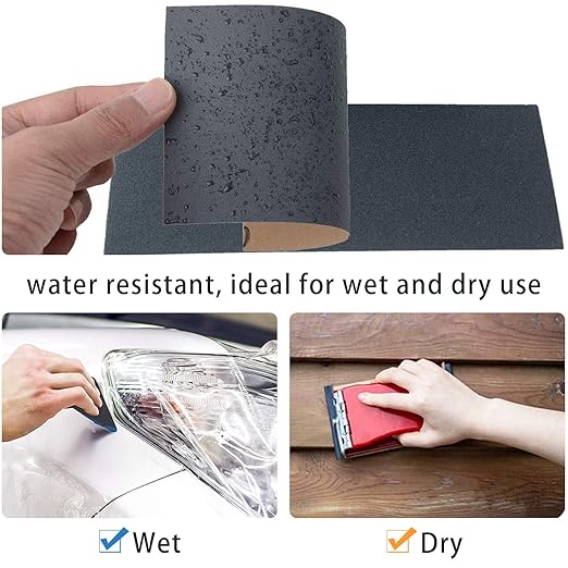 25PCS Sandpaper, Wet Dry Sandpaper, High Grit 1000 2000 3000 5000 7000 - Image 4