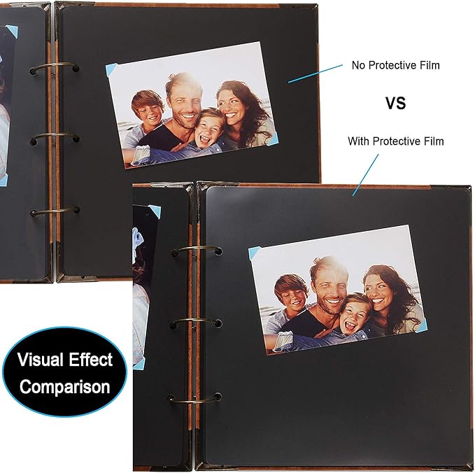 30 Sheets 9.84 x 10.24" Clear Insert Page Protectors Film - Image 5