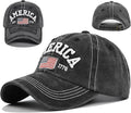 American Flag Baseball Cap Trucker Hat for Men Women Mesh Camo Hat for Men Embroidered Hat