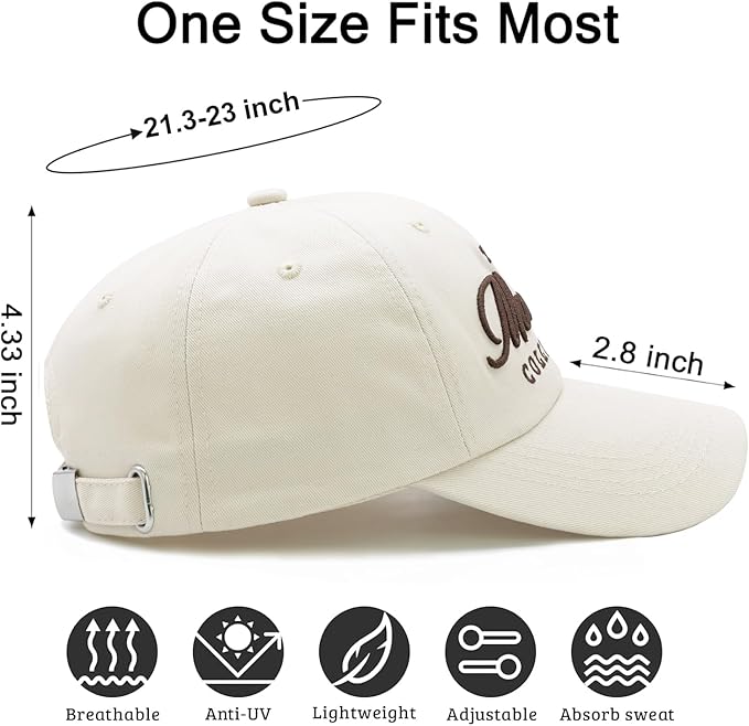 Waldeal Mom Dad Hats for Women Men, Adjustable Cotton Baseball Cap, Mother's Day for New Moms Dads Parents
