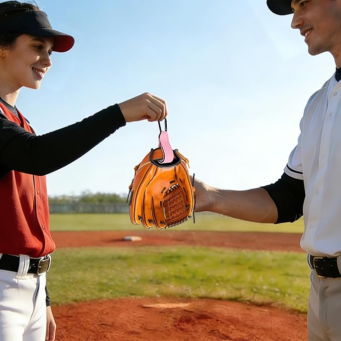 Adjustable Baseball Glove Clip, Adjustable Baseball Glove Holder for Bag with Hanging Loops Sports Training Gear Organization Clip Bag Tool for Drying Charms Team Gifts
