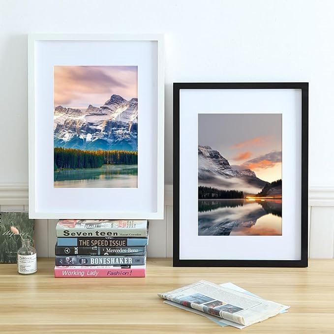 18 Pack Picture Mats, 8x10 for 6x8 Picture Frame Mats, Acid Free Core Bevel Cut - Image 6