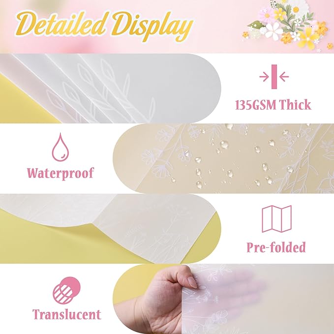 HAUTOCO 200 Pack Vellum Jackets - Image 4