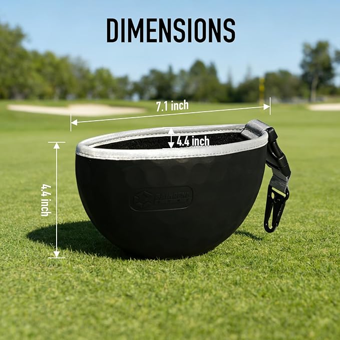 GAIARENA Golf Cleaning Bag Pouch Golf Ball Washer Club Cleaner with Scrub and Wipe Cloth Gifts Ideas for Golfers On-Course Golf Accessories