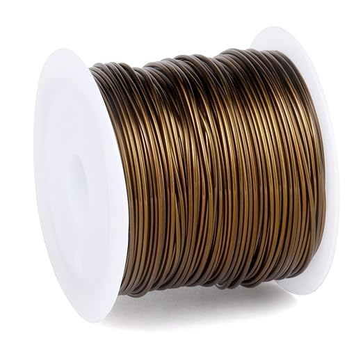 164FT Jewelry Wire 22 Gauge Tarnish-Resistant Copper Beading Wires Roll Bulk by Cadikez
