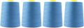 Mandala Crafts 4 Pack of Serger Threads Cones Spools by MandalaCrafts