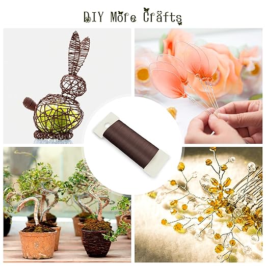 Floral Wire, 38 Yards 114 Ft 22 Gauge Metal Wire - Image 7