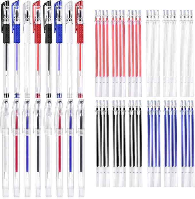 ELANE 16 Pcs Heat Erasable Fabric Marking Pens by ELANE