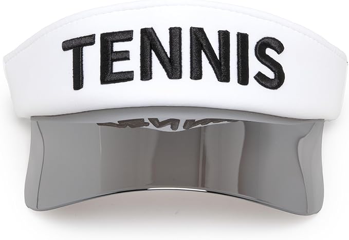 Funky Junque Women's UV 50 Adjustable Sun Visor - Golf Tennis Pickleball - Sports Themes Solid Colors Easter Pastels