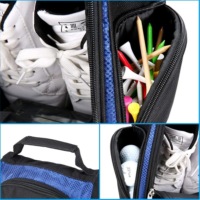 LONGCHAO Golf Shoes Bag for Men Sport Bag - Travel Shoes Case Carry Tote Bag for Sport Golf Tennis and Other Accessories