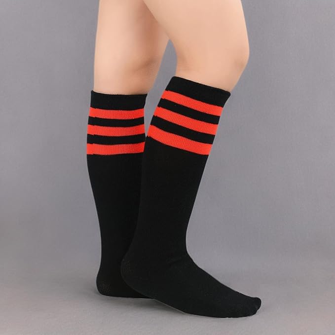 American Trends Kids Toddler Soccer Socks Youth Baseball Softball Football Socks Knee High Accessories for Girls