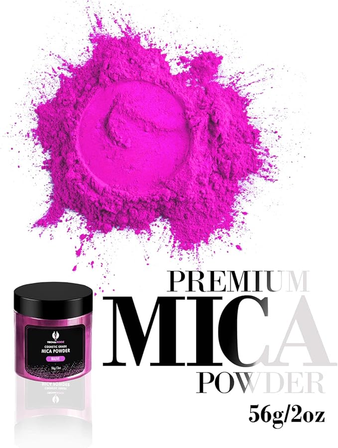 Mauve Mica Powder for Epoxy Resin 56g / 2oz. Jar - Image 2