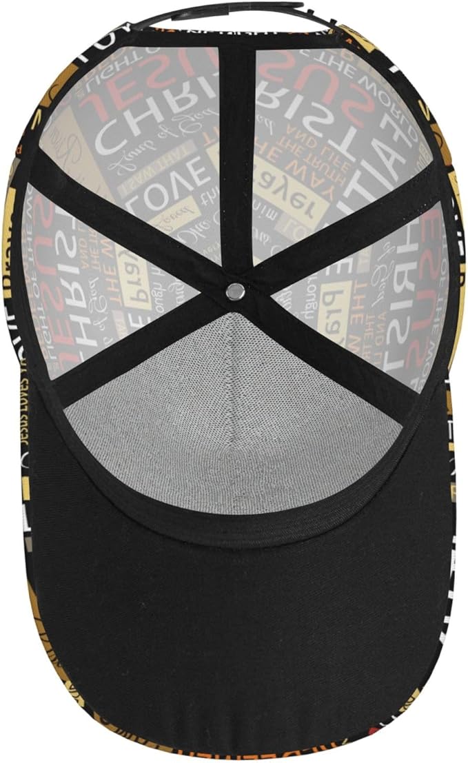 Jesus Baseball Cap Christian Trucker Hat Easter Hats Religion Snapback Cap Adjustable for Women Men
