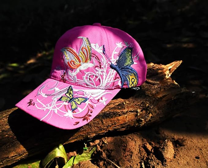 Trucker Hats California H Womens Hat Trendy Creativity Flowers Butterfly Sequins Embroidered Baseball Cap