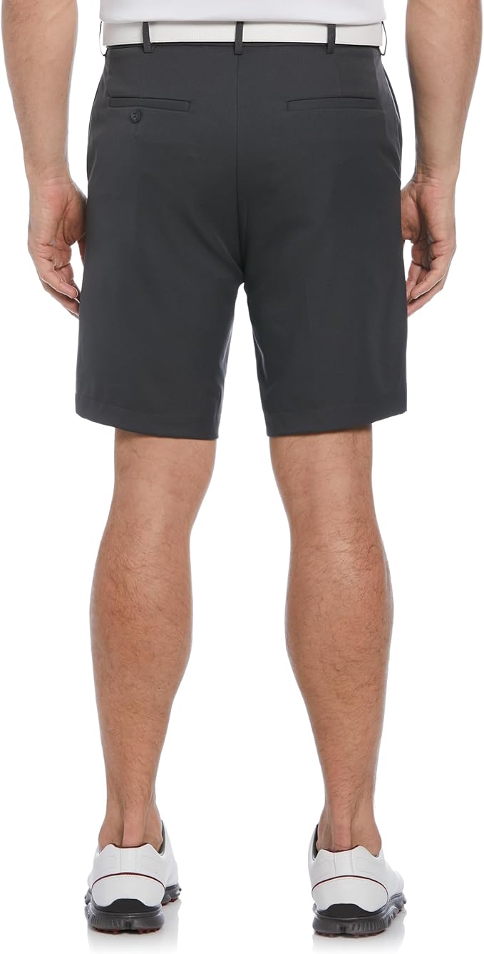 PGA Tour Men's 9" Golf Shorts with Expandable Waistband, Flat Front, Moisture-Wicking, Sun Protection, Stretch, Lightweight