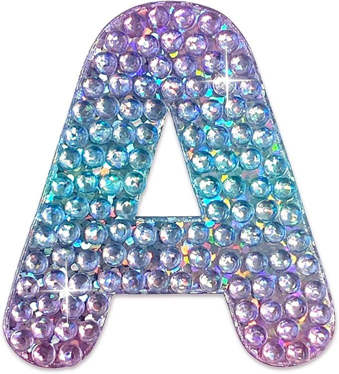 StickerBeans® Rhinestone Alphabet Letter Sticker A by StickerBeans