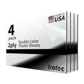 Trotec | Metallic Looking Acrylic Sheet | 12"x24"x1/16, Name Plate | USA Made by TrotecEngravingSupplies