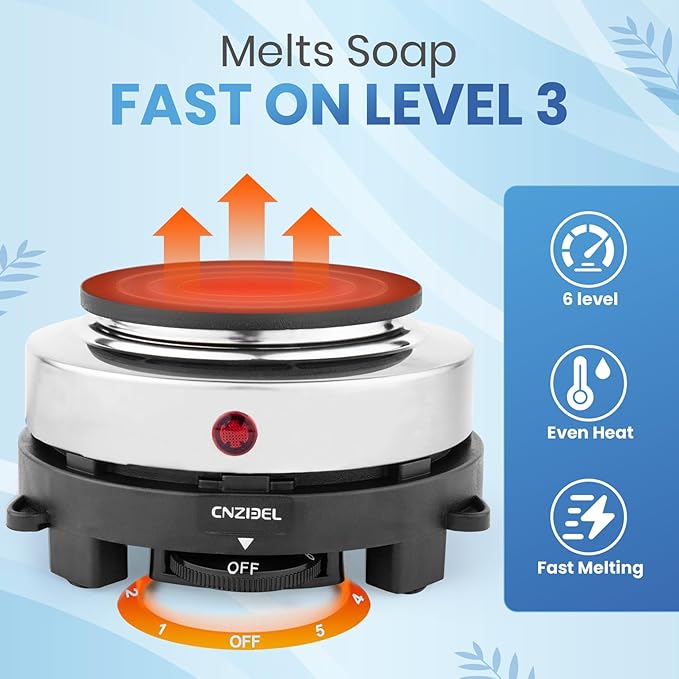 ZMSIB Soap Making Kit with 900ml Stainless Steel Melting Pot | All-in-One DIY - Image 8