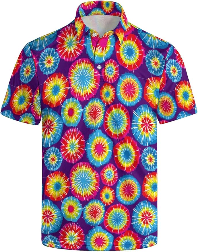 Mens Golf Shirts Golf Polo Shirts for Men Short Sleeve Polo Shirts Golf Gifts