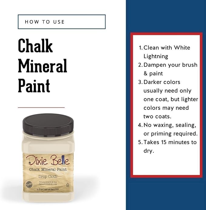 Dixie Belle Paint Company Chalk Finish Furniture Paint - Image 3