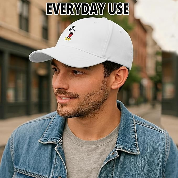 Disney Adult Baseball Cap, Mickey Mouse Adjustable Dad Hat