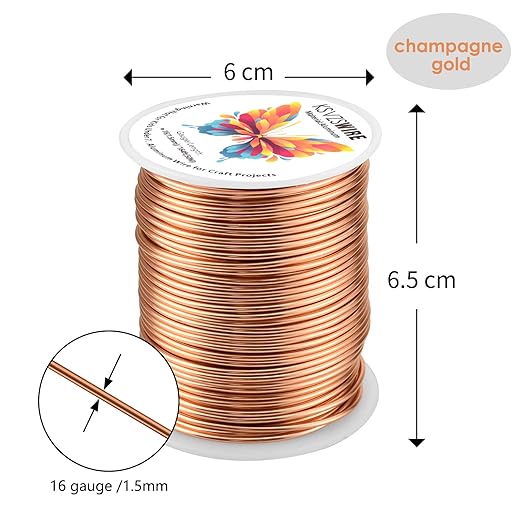 16 Gauge Aluminum Wire 164 Feet KSVZS Bendable Metal Wire - Image 4