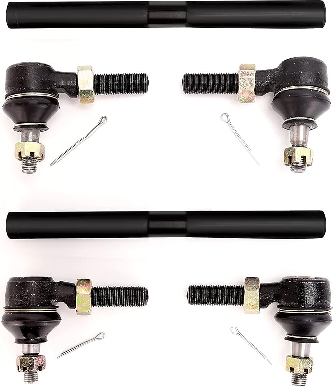 10L0L Golf Cart Steering Tie Rod Assembly for EZGO TXT & Medalist 1994.5-2001, 2 Set, OEM# 70074-G01, 70074-G02