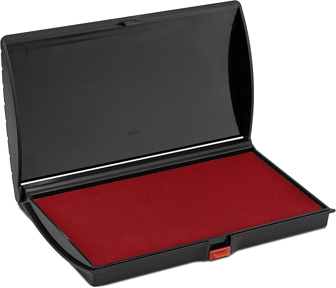 Large Premium Crimson Red Ink Stamp Pad by Rubber+Stamp+Creation