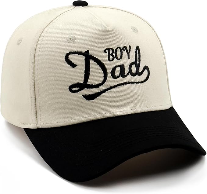 Embroidered Baseball Cap, Cotton Dad Hat, Fun & Heartfelt Stitching, Adjustable Casual Outdoor Hat for Men Women