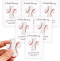 Gosodeny 6 Set Baseball A Pocket Blessing with Gift Cards Pockets Blessing Baseball Encouragement Gifts nspirational Baseball Keepsake for Players and Coaches Sports Lovers Team