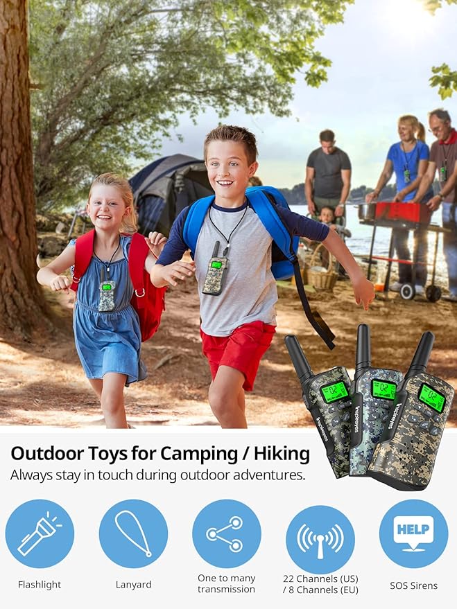 Walkie Talkies for Kids Rechargeable, Toys for Boys and Girls Ages 3-12 - Image 4