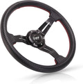 10L0L Golf Cart Steering Wheel, Universal Design Fit for Yamaha, EZGO RXV & TXT, Club Car DS, Club Car Precedent Tempo, Most Golf Cart(Carbon Black)
