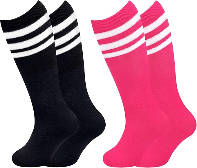 Olreco Toddler Soccer Socks Kids Baseball Socks Youth Softball Sock for Girls Boys Football Sock Boys Athletic Accessories