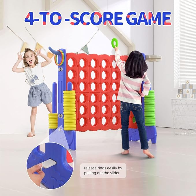 UNICOO Giant 4 in A Row Game - Image 6