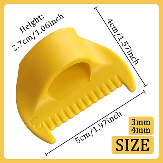 2 PCS Edge Lock Seam Guide, Mini Sewing Finger Ruler - Image 2