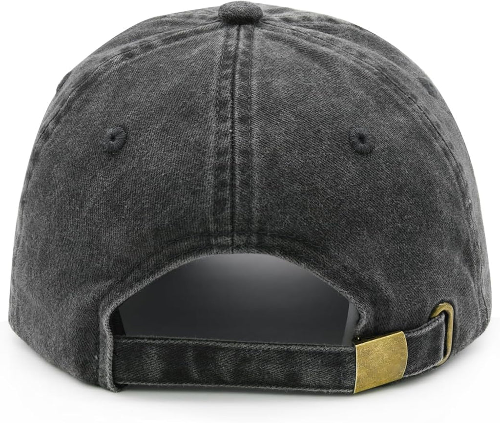 Waldeal Women's Embroidered Dog Mom Hat Adjustable Denim Baseball Cap