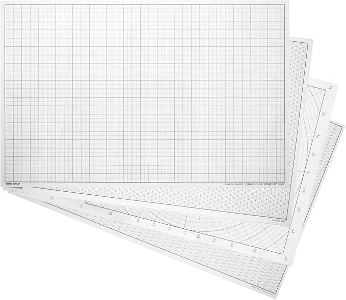 Koala Tools | Geometric Grid Transparency Sheets by KOALATOOLS