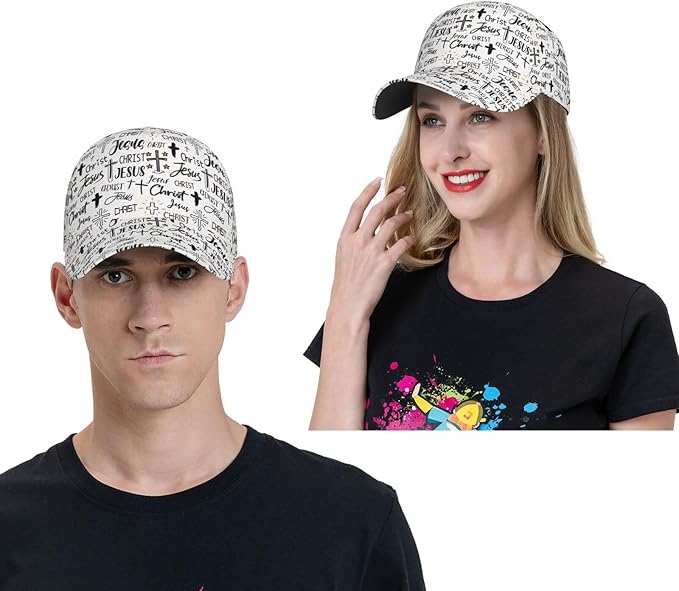 Jesus Baseball Cap Christian Trucker Hat Easter Hats Religion Snapback Cap Adjustable for Women Men