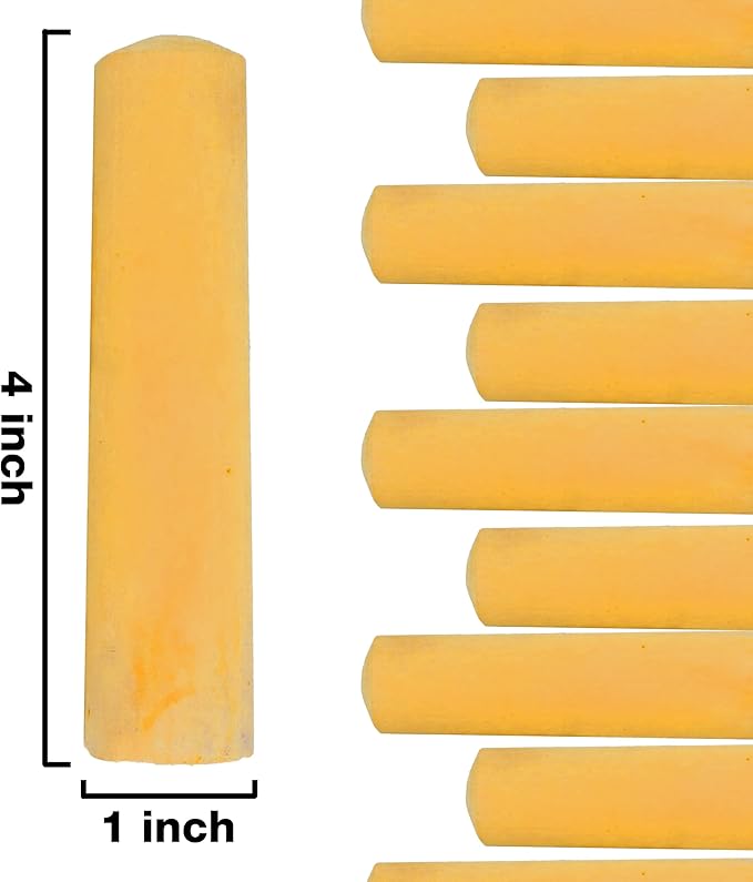 Kid Made Modern 60 Count Pack of Sidewalk Chalk – Yellow - Image 3