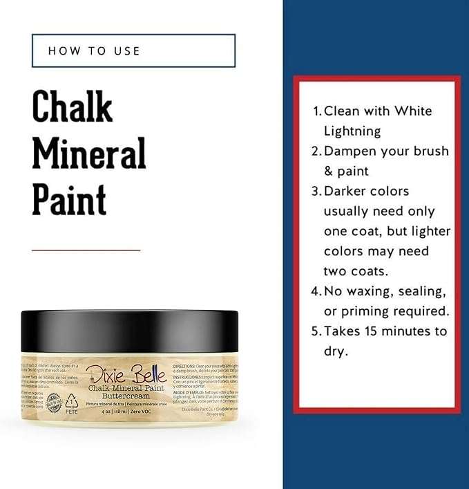 Dixie Belle Paint Company Chalk Finish Furniture Paint - Image 3