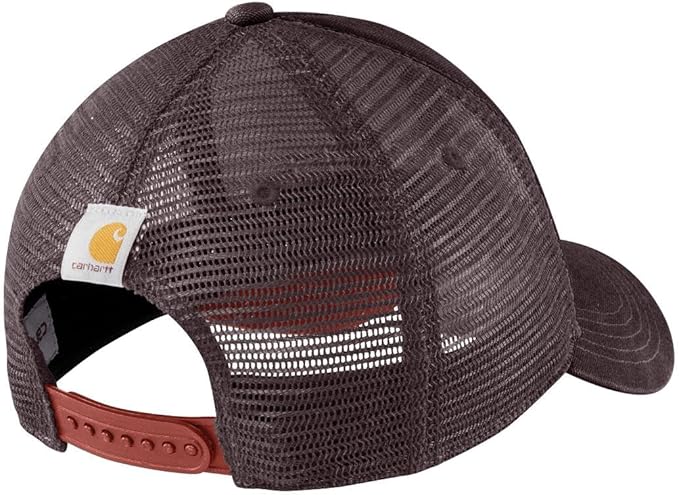 Carhartt Men's Canvas Mesh-Back Logo Graphic Cap