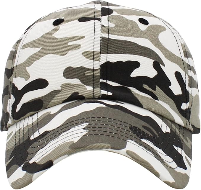 KBETHOS Classic Unisex Cotton Adjustable Low Crown Baseball Cap – Plain Dad Hat